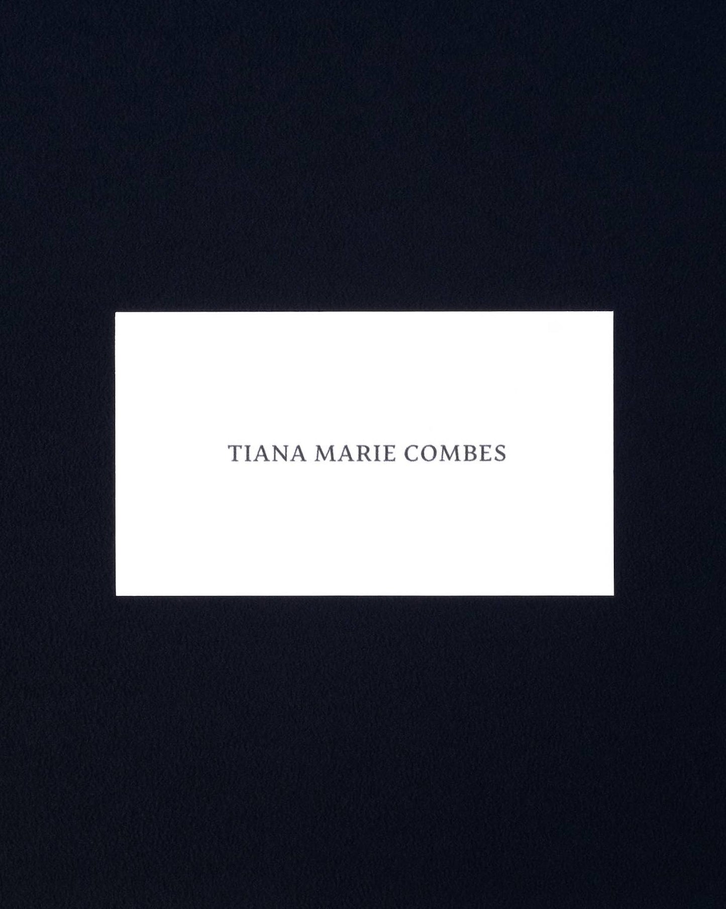 Tiana Marie Combes Gift Certificate.