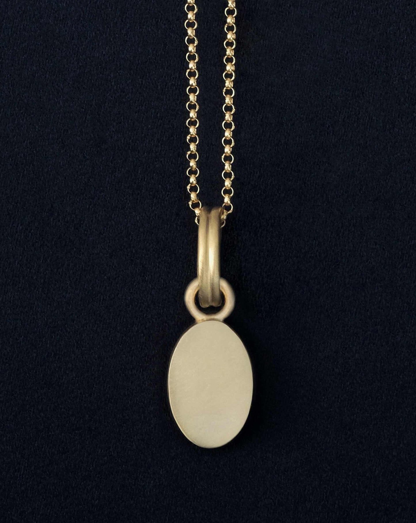 Tiana Marie Combes Arena Pendant in 14k Yellow Gold.
