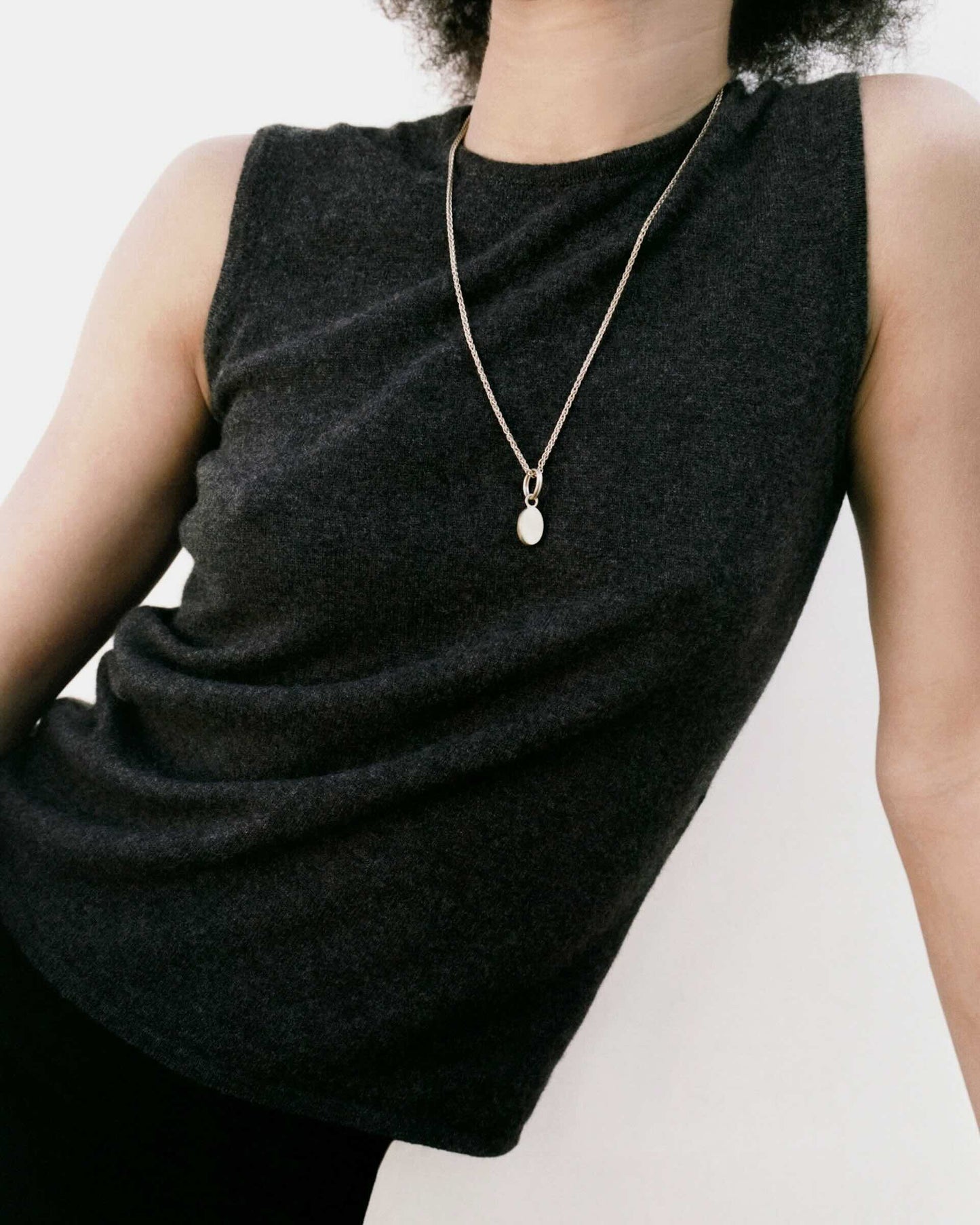 Tiana Marie Combes Arena Pendant in 14k Yellow Gold.