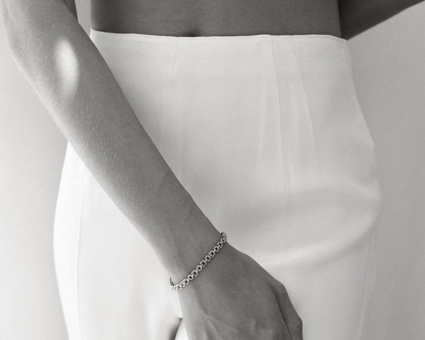 Tiana Marie Combes Equestrian Chain Bracelet in 14k Yellow Gold.