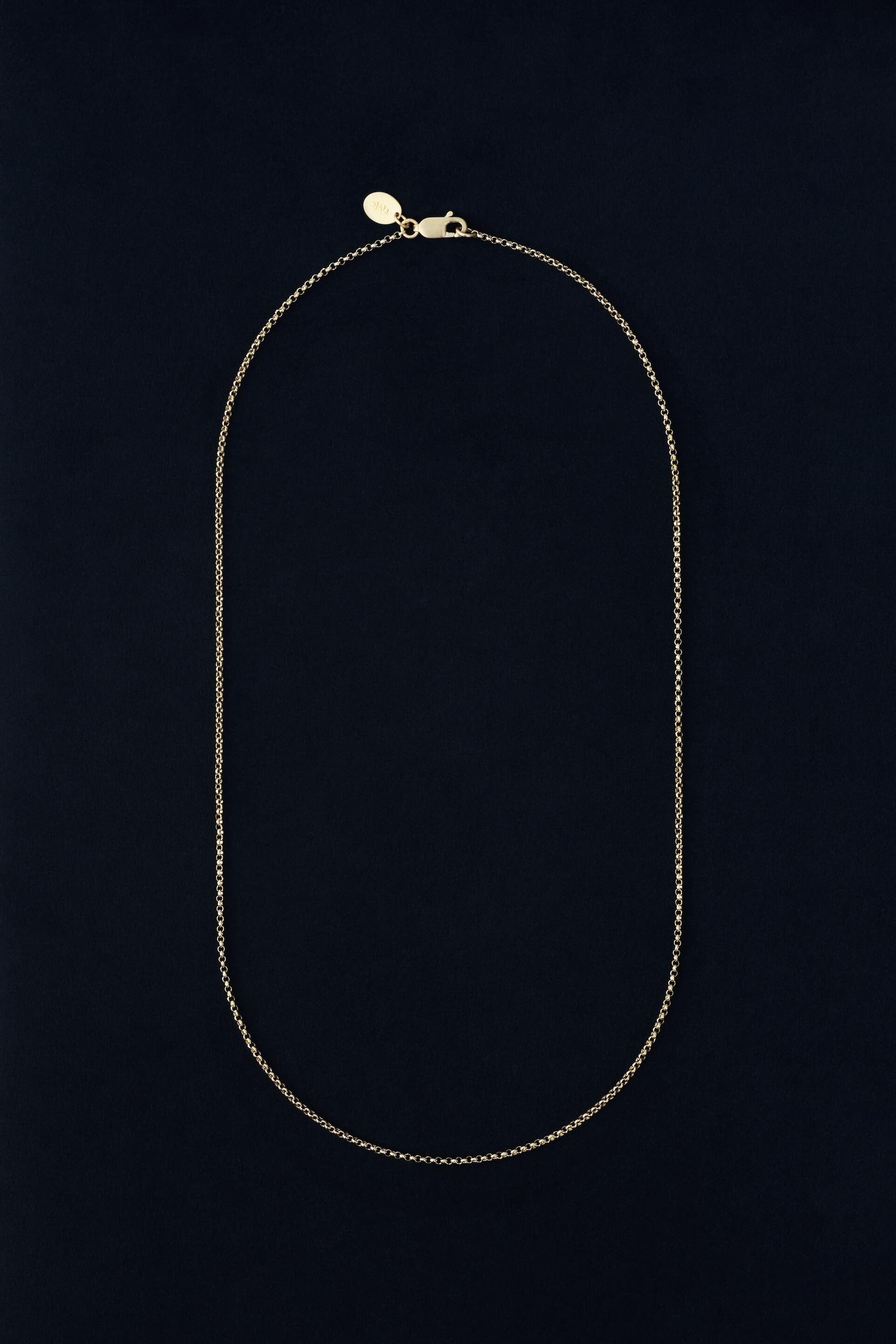 Tiana Marie Combes Olympic Chain in 14k Yellow Gold.