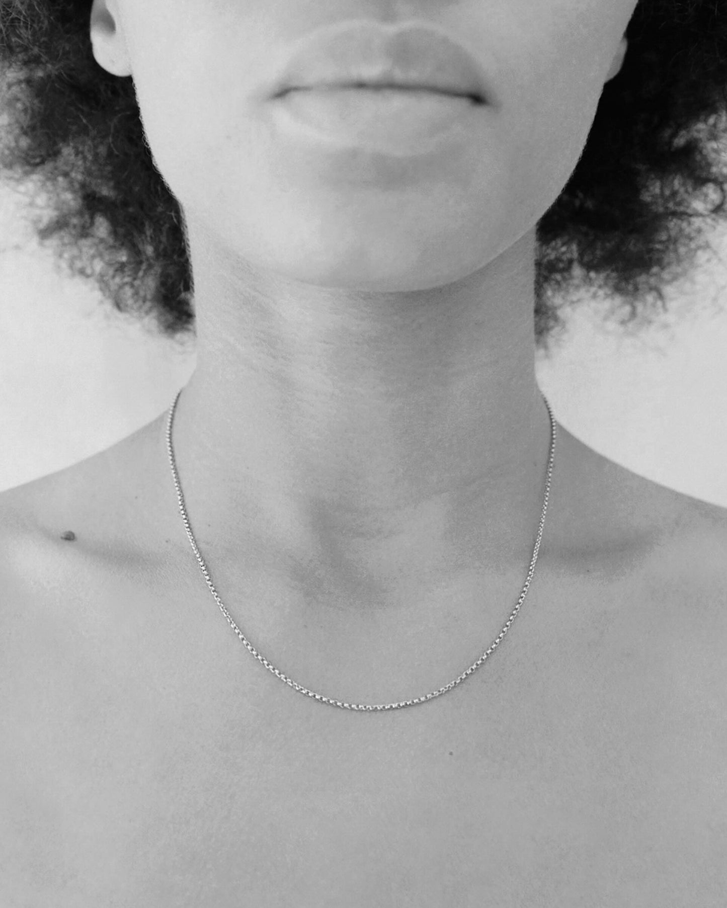 Tiana Marie Combes Olympic Chain in 14k Yellow Gold.