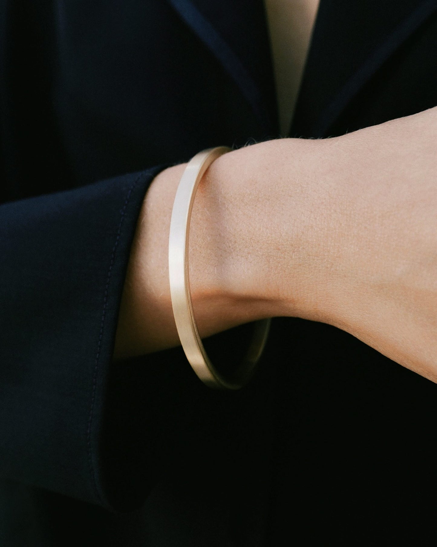 Tiana Marie Combes Palermo Bangle in 14k Yellow Gold.
