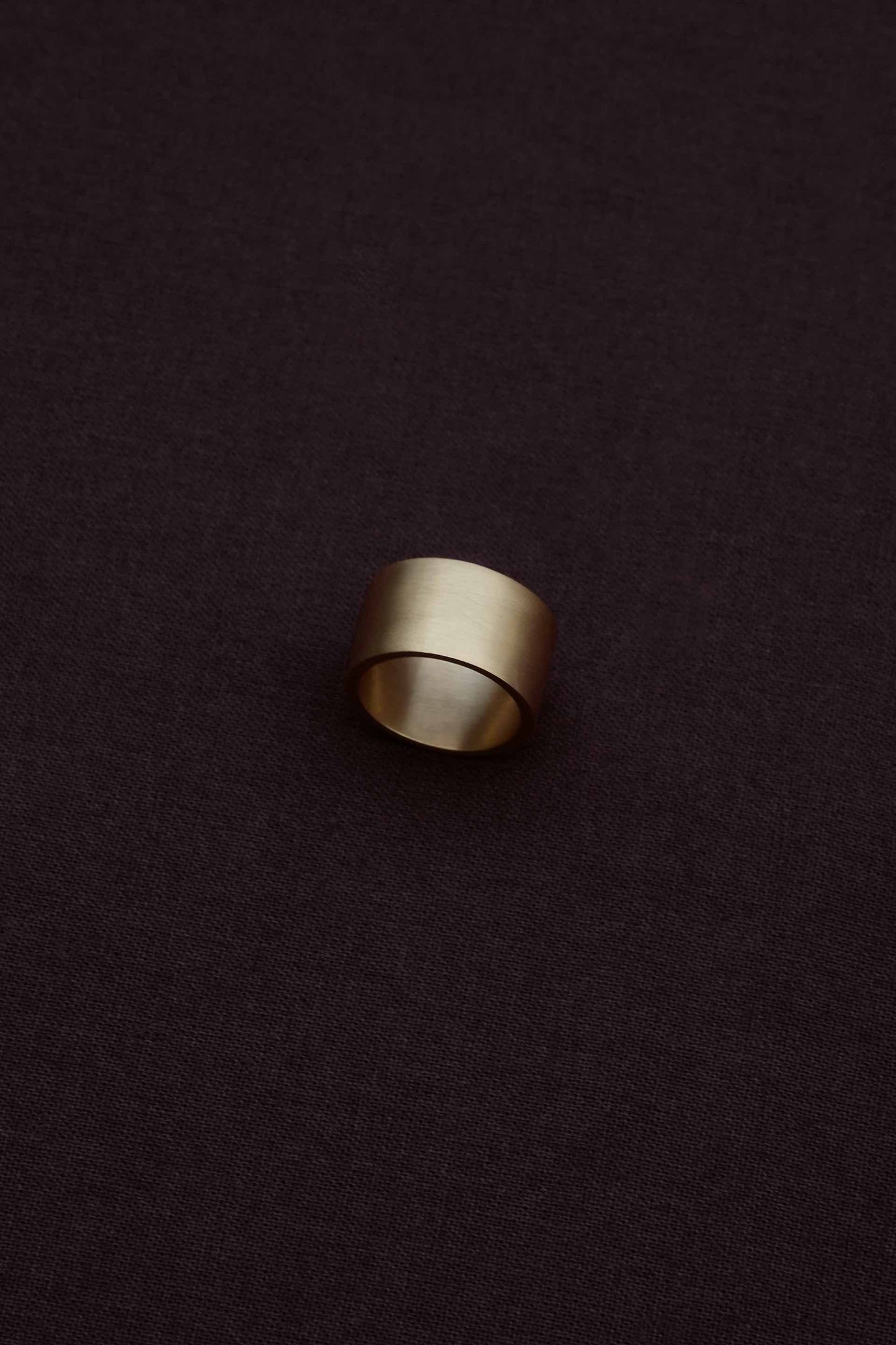 Tiana Marie Combes Palermo Cigar Band in 14k Yellow Gold.