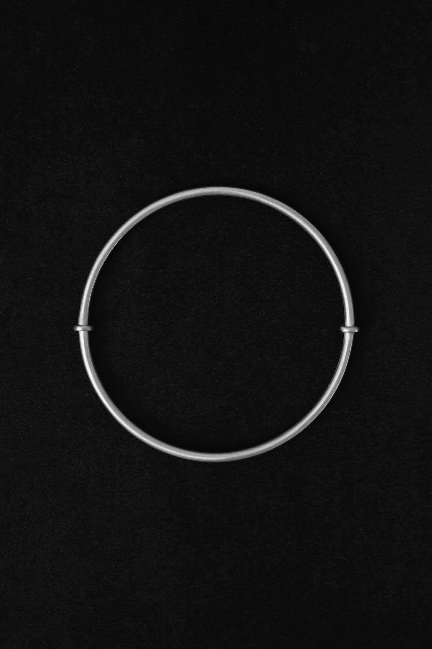 Tiana Marie Combes Roman Bangle in Sterling Silver.