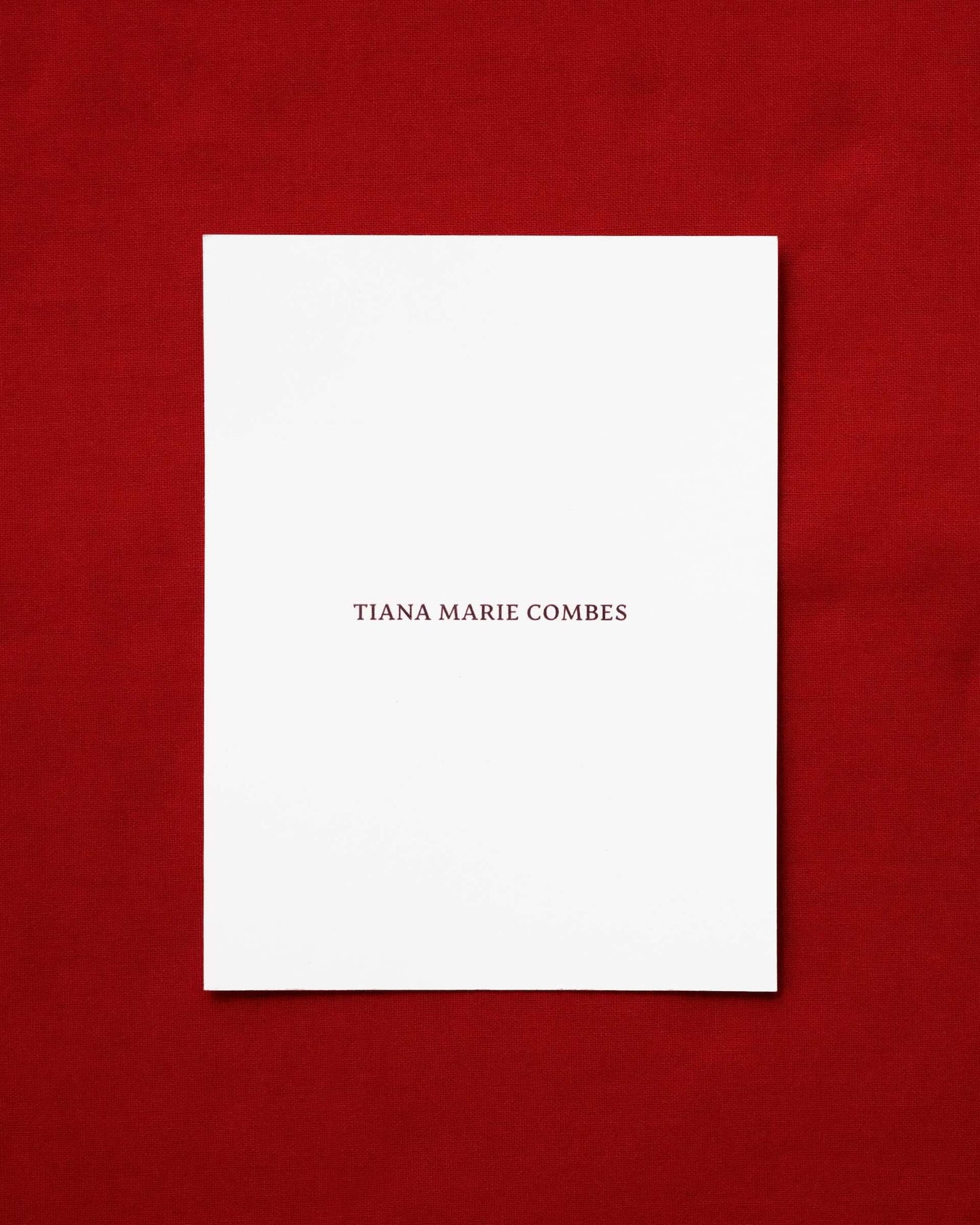 Tiana Marie Combes Gift Certificate.