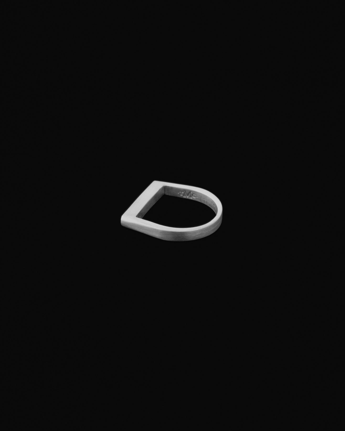 Tiana Marie Combes Stirrup RIng in Sterling Silver.