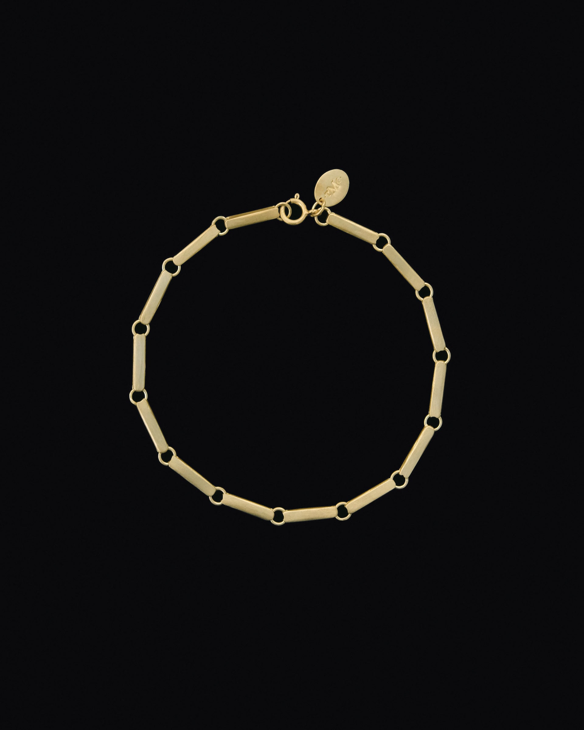 Tiana Marie Combes Estate Chain Bracelet in 14k Yellow Gold.