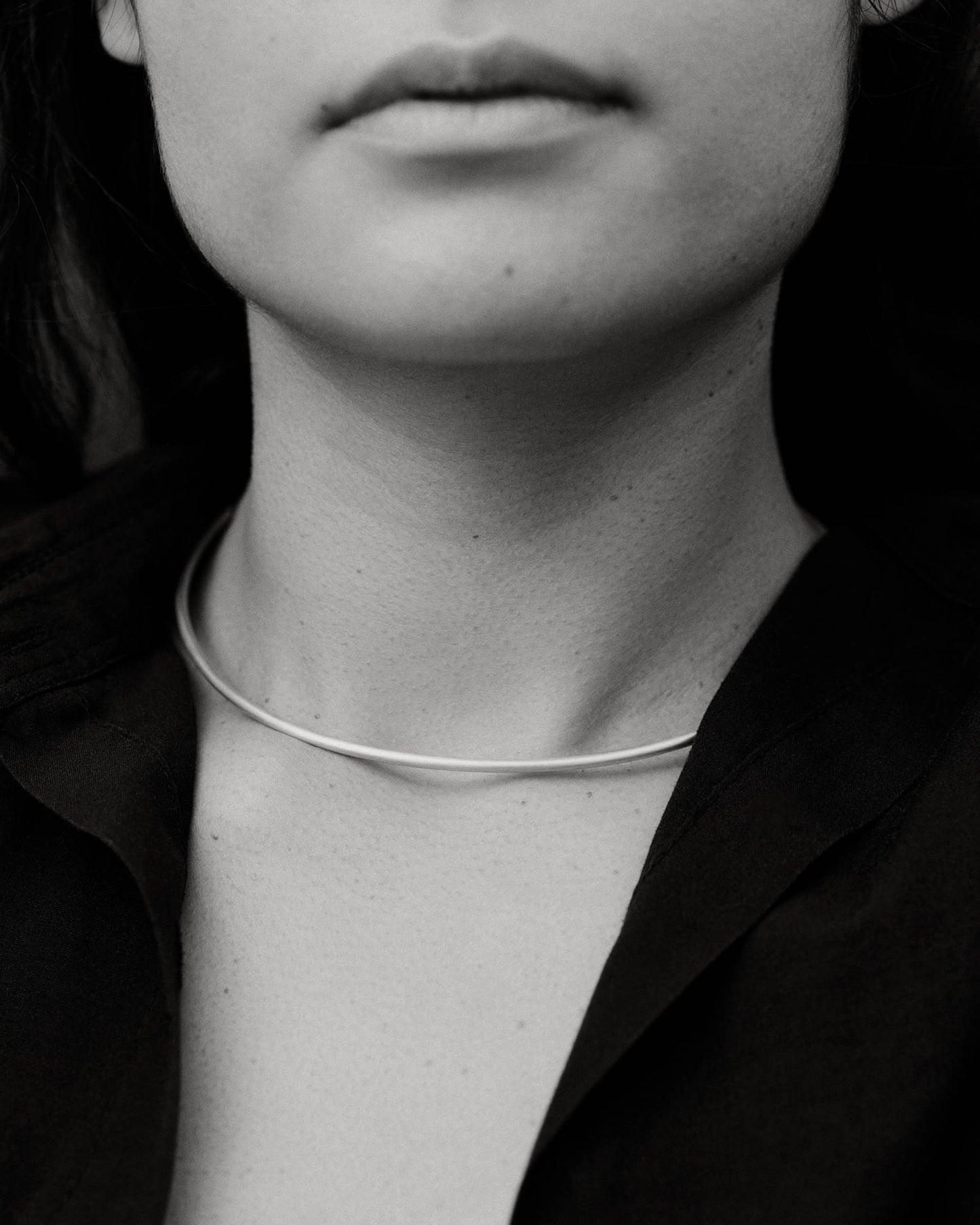 Tiana Marie Combes Roman Collar in Sterling Silver.