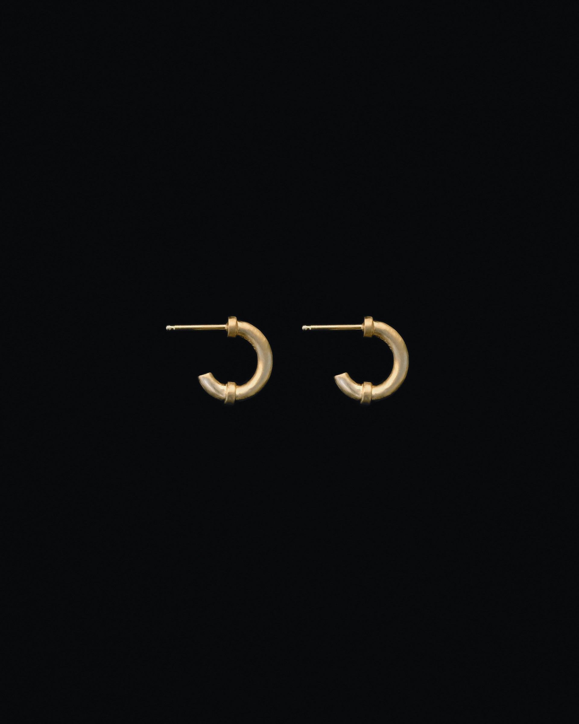 Tiana Marie Combes Roman Hoops in 14k Yellow Gold.