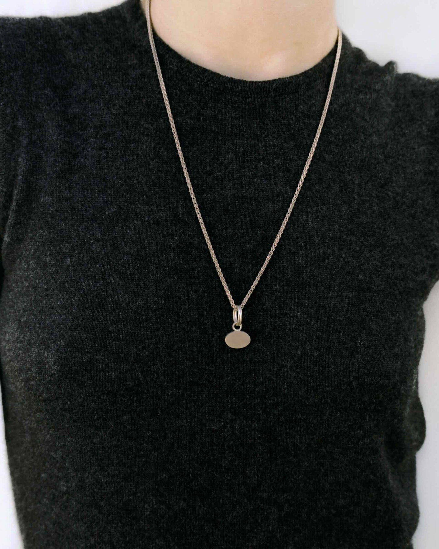 Tiana Marie Combes Arena Pendant in 14k Yellow Gold.