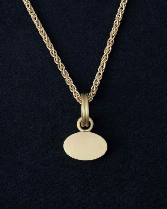 Tiana Marie Combes Arena Pendant in 14k Yellow Gold.
