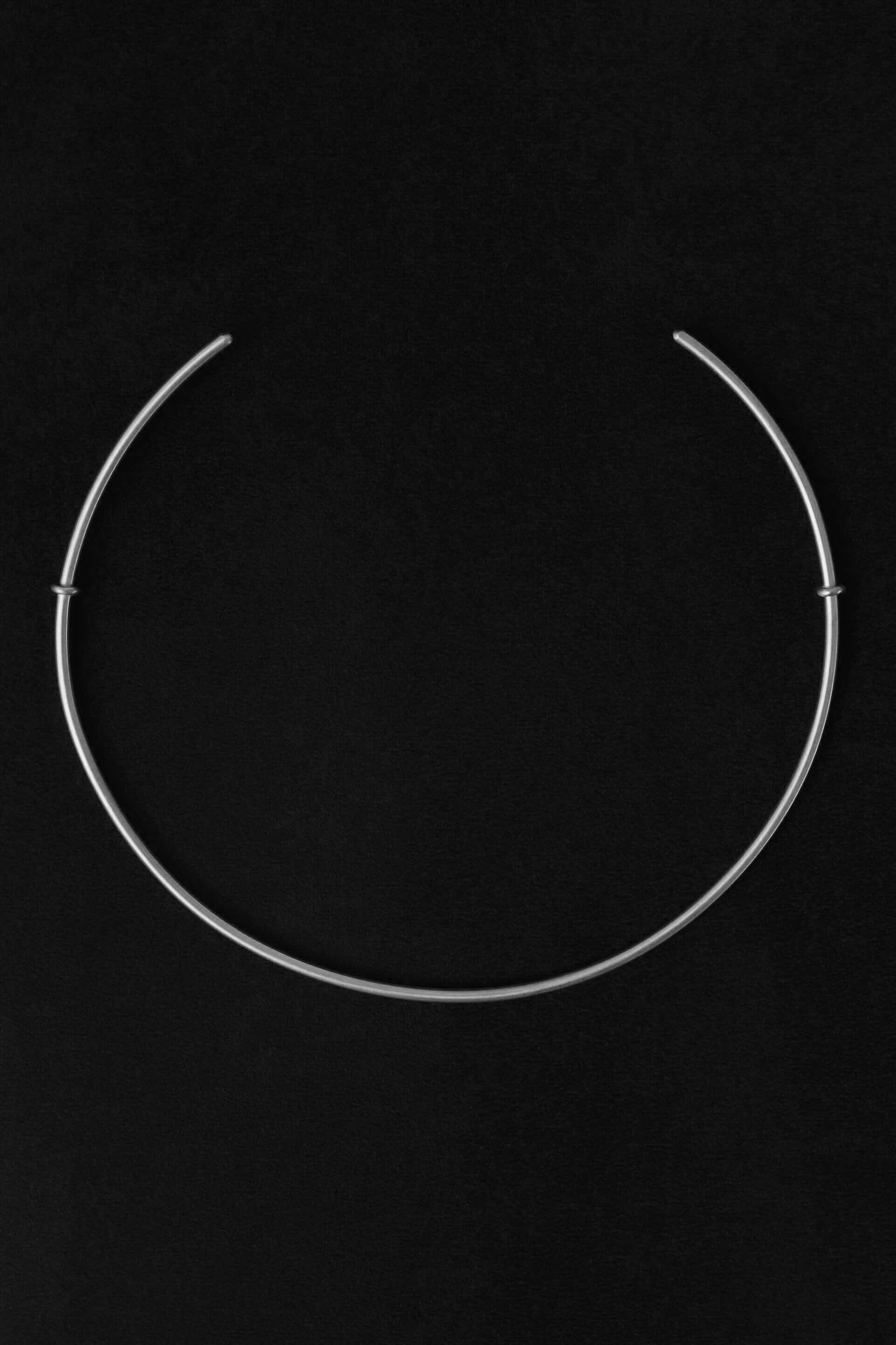 Tiana Marie Combes Roman Collar in Sterling Silver.