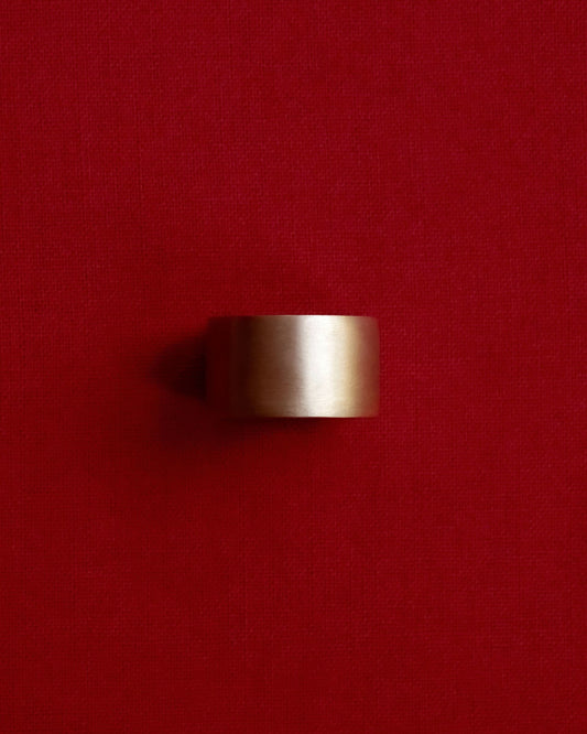 Tiana Marie Combes Palermo Cigar Band in 14k Yellow Gold.