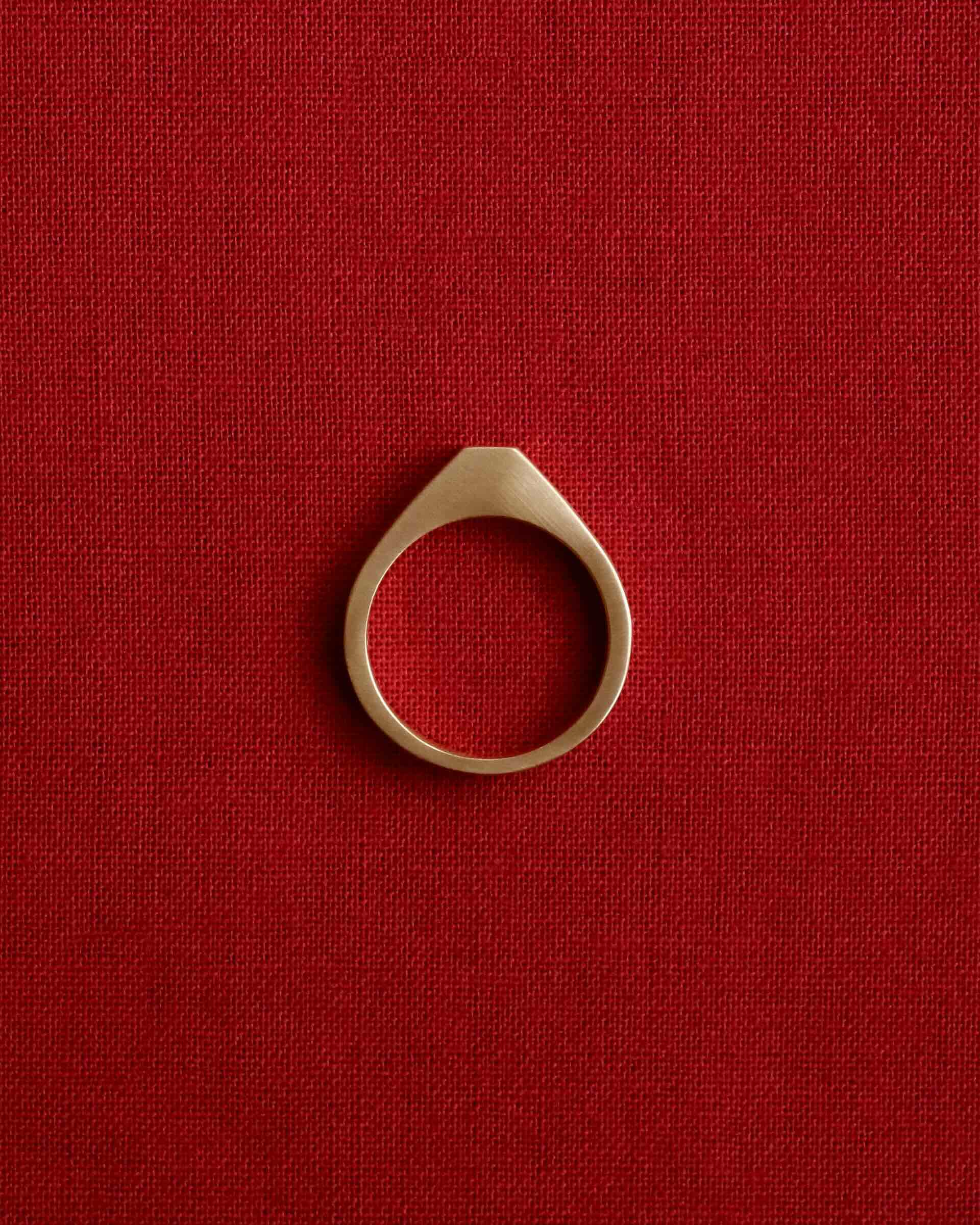 Tiana Marie Combes Palermo Signet in 14k Yellow Gold.