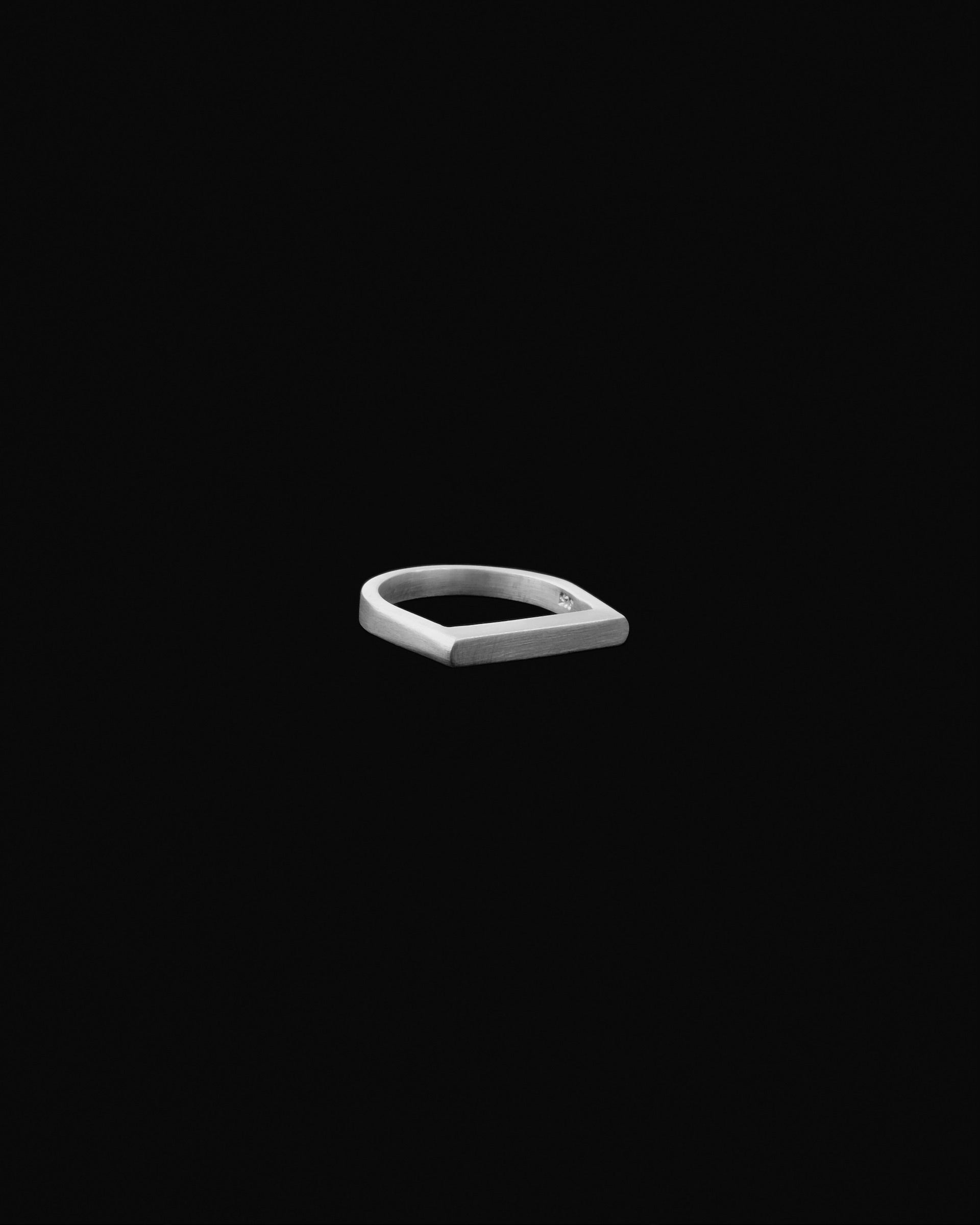 Tiana Marie Combes Stirrup RIng in Sterling Silver.
